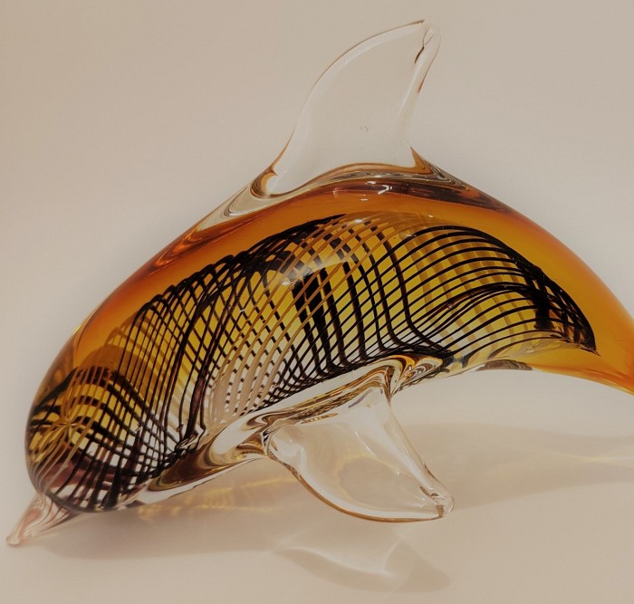 Dolphin glass