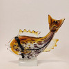 Fish figure of glass