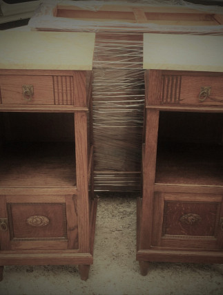 Tall Nightstand Pair