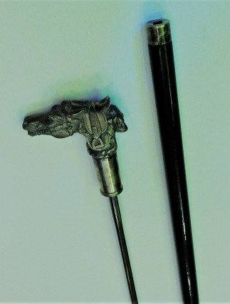 Sword Cane Silver