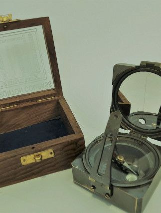 Compass with box