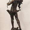 Bronze Cupid sculpture