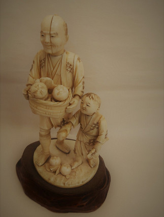 Antique Ivory Sculpture