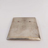 Cigarette Case Silver with Ruby