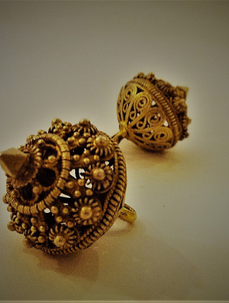 Silver Filigree Buttons - Toka