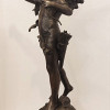 Bronze Cupid sculpture