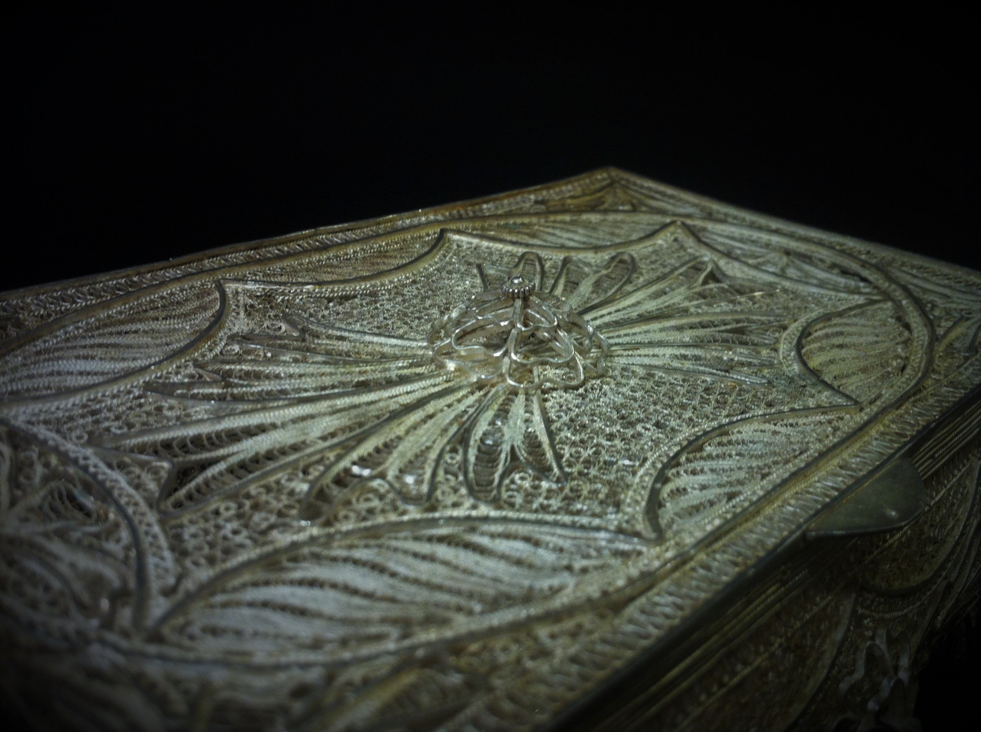 Antique SILVER FILIGRANE BOX FOR JEWELERY | Antik Spalato Shop