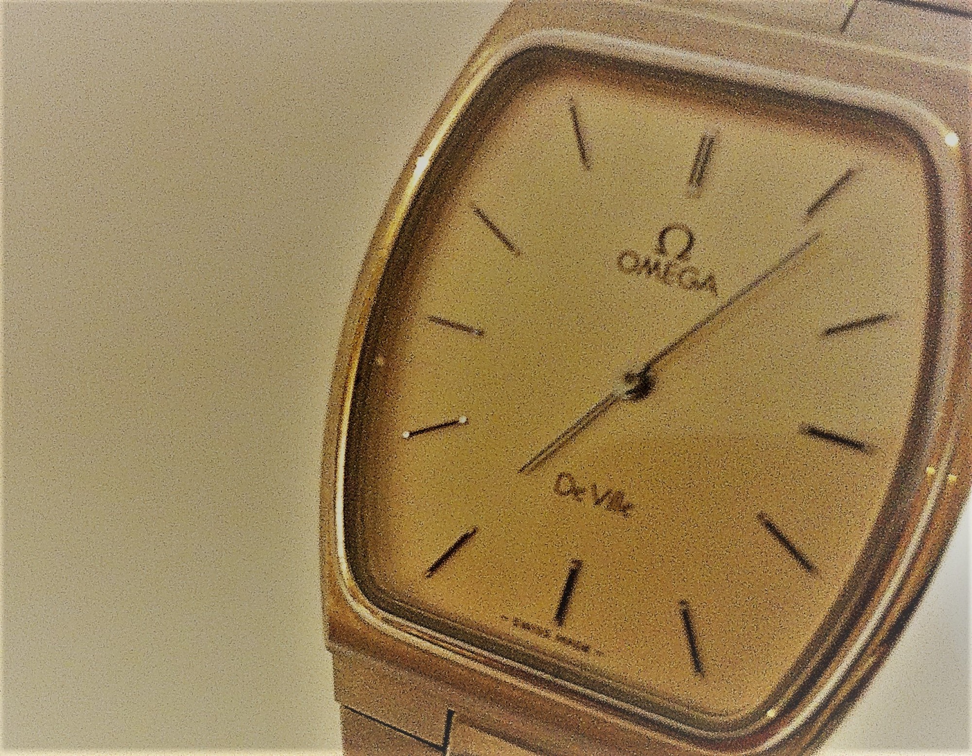 omega deville quartz vintage watch