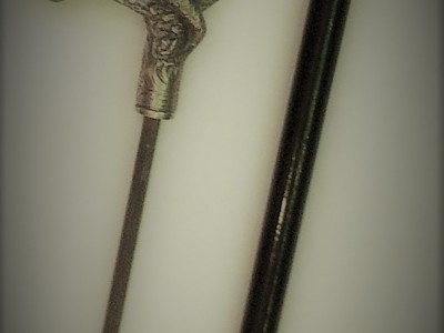 Silver Sword Cane