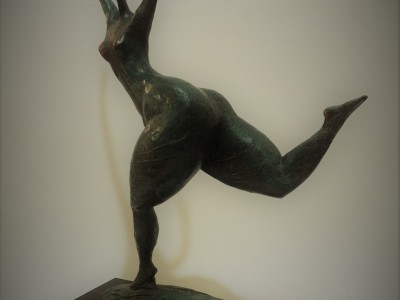 Abstract Nude Lady Bronze