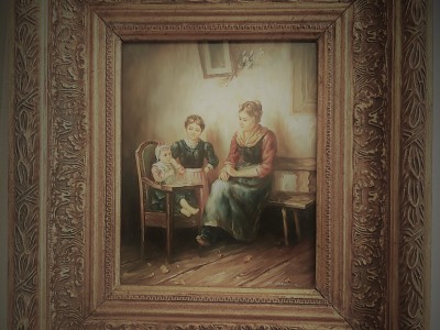 Painting "Feeding the Baby"