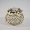 Crystal Sugar Bowl with Silver Lid