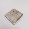 Cigarette Case Silver with Ruby