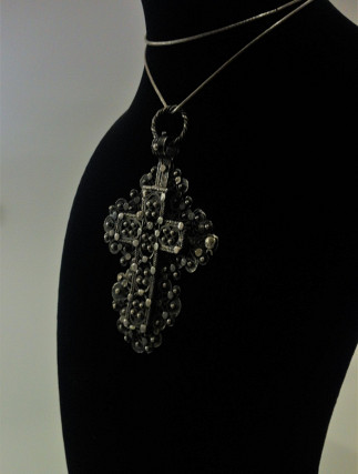 Filigree Silver Cross Reliquary
