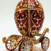 French Enamel Egg Carriage