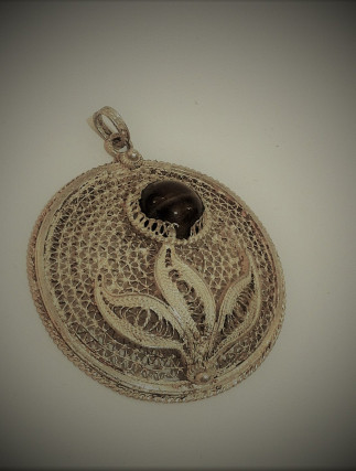 Filigree Pendant Silver