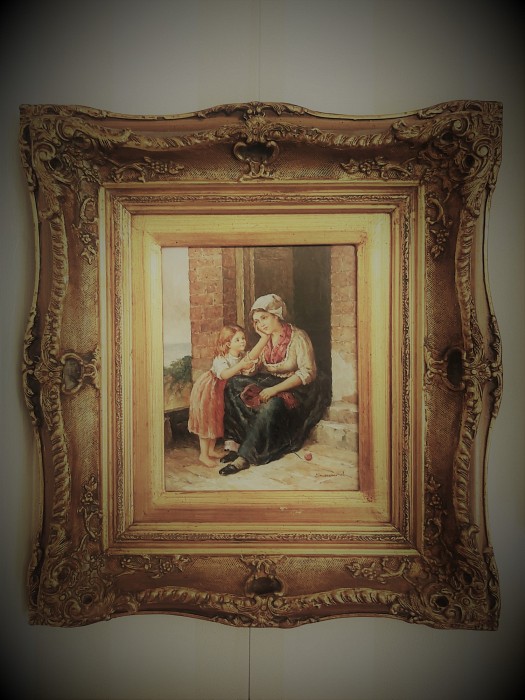 Painting "Mother and Child"