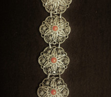 Filigree silver bracelet