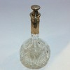 Crystal Bottle with Silver