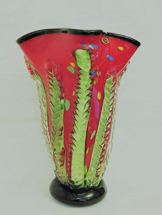 Red Vase