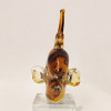Fish figure of glass