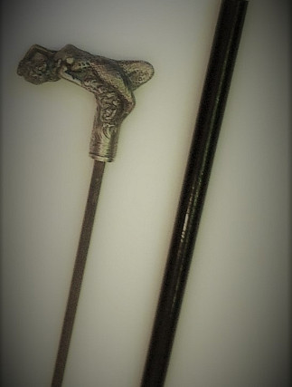 Silver Sword Cane