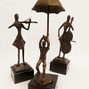 3 PIECES OF BRONZE FIGURES