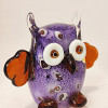 Owl figure of glass