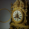 Mantel French Clock gilt-bronze