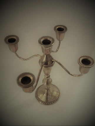 Candelabras Weighted Silver