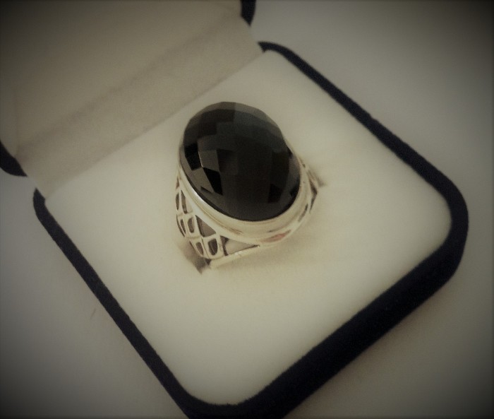 Onix Silver Ring