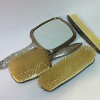 Silver Comb Brushes & Mirror Set