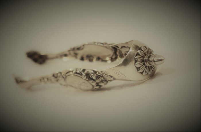 Ice Tong Silver