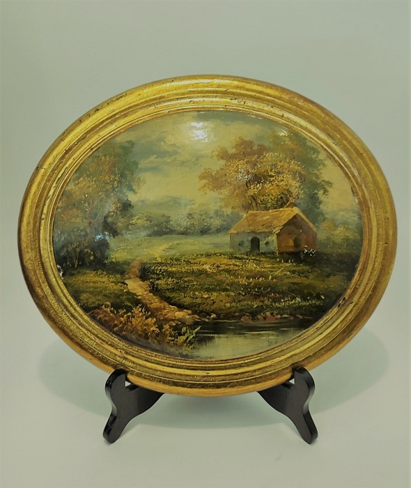 Oval Painting