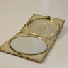 Silver Compact Pocket Mirror
