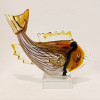 Fish figure of glass
