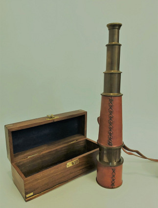 Vintage One Eye Telescope with box