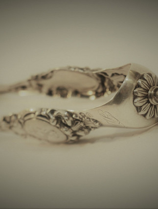 Ice Tong Silver