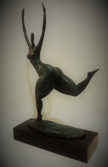 Abstract Nude Lady Bronze