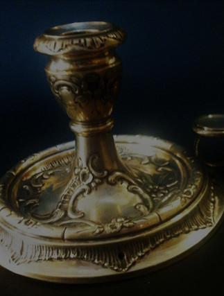 Silver Candle Holder