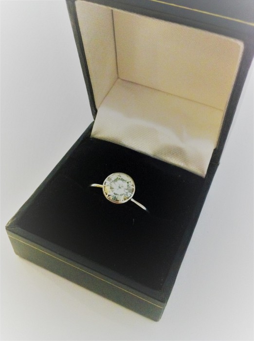 Moissanite Engagement Ring