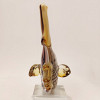 Fish figure of glass