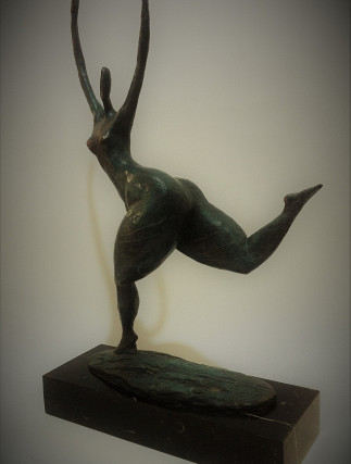 Abstract Nude Lady Bronze