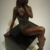 Sitting Nude Female Sculpture