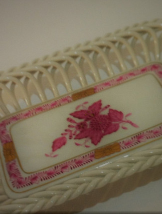 Herend Porcelain Basket