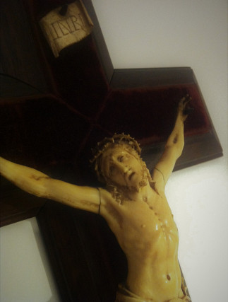 Ivory Jesus on Cross